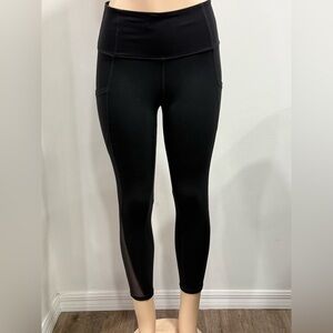ATHLETA Black High-Waisted Leggings Size MP